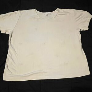 Cherokee Cream Short Sleeve Sweater